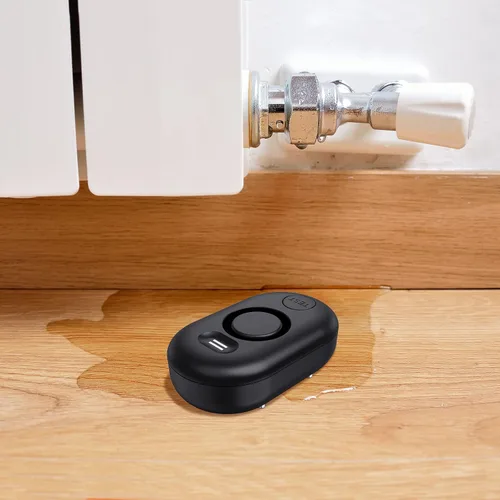Vista 5 de Detector de fugas de agua Sensor de alarma: Monitor de inundación de agua en el hogar, Monitoreo inteligente de desbordamiento de fregadero Alerta