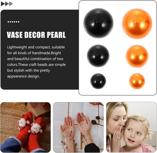 Vista 5 de MAGICLULU 500 cuentas de perlas flotantes para decoración de jarrones de bricolaje, sin decoración de perlas para arreglos florales, centros de mesa