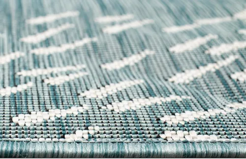 Vista 8 de Liora Manne Carmel - Alfombra decorativa de mezcla sintética para interiores y exteriores, de bajo perfil, contemporánea, decoración de peces Agua