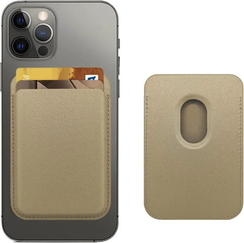 Vista 19 de Cartera magnética compatible con MagSafe para iPhone 17, 16, 15, 14, 13, 12 Pro Max Plus, sin recortes, tarjetero seguro Mag 3 para teléfono celular