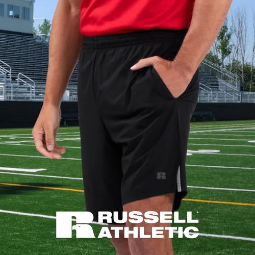 Vista 5 de Russell Athletic Pantalones cortos tejidos elásticos Legend para hombre