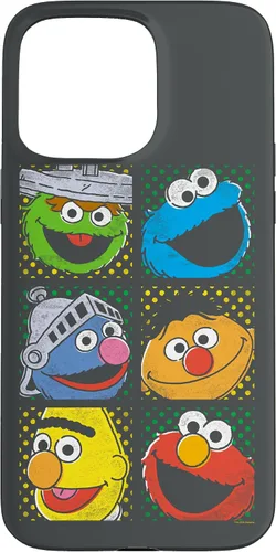 Vista 28 de Funda para iPhone 16 Sesame Street Group Squares