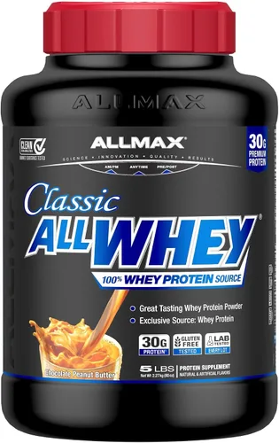 Vista 15 de ALLMAX AllWhey Classic - Proteína de suero en polvo, chocolate, 2 libras Supports Lean Muscle Growth, Enhances Recovery, 30g Whey Protein, Gluten