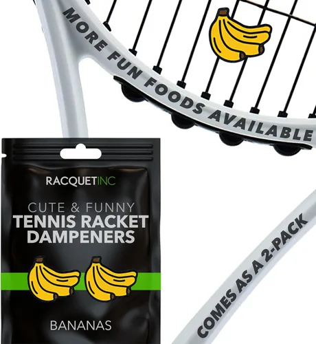 Vista 61 de Racquet Inc Regalos de Tenis - Amortiguadores de Vibración para Raqueta de Tenis - Absorbe Choques, Reduce la Vibración de las Cuerdas para Mejor