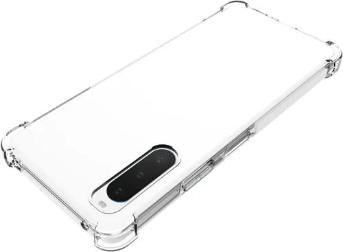Vista 4 de USTIYA Caso para Sony Xperia 10 IV Clear TPU cuatro esquinas cubierta protectora transparente suave funda