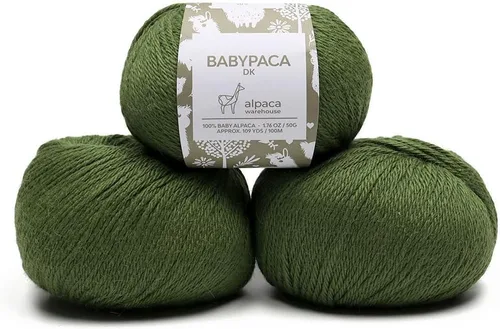 Vista 57 de Juego de 6 madejas de 100% lana de alpaca bebé (10.58 oz) de peso DK, fabricadas en Perú, celestial suave y perfecto para tejer y hacer ganchillo