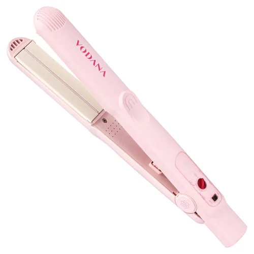 Vista 11 de VODANA Plancha de pelo profesional de cerámica de 1 pulgada, acabado suave y sedoso y control de encrespamiento para todo tipo de cabello, placas