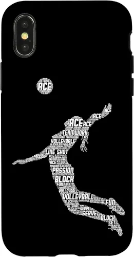Vista 5 de Funda para iPhone 17 de voleibol para adolescentes y mujeres