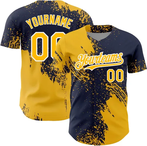 Vista 28 de Camiseta de béisbol personalizada con patrón de cepillo de béisbol, camisas de béisbol personalizadas, uniforme deportivo, número de nombre cosido