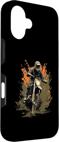 Vista 3 de Dirt Bike Camouflage Motocross Bikes for Boys Case for iPhone 16