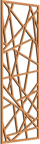 Vista 179 de Conway Paneles de pared decorativos de madera con calado, 9 3/8 pulgadas de ancho x 24 3/8 pulgadas de alto x 1/4 de alto, aliso