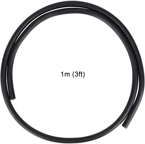 Vista 6 de stonylab Tubo de goma de látex negro, pieza continua altamente elástica y fuerte, tubo de látex puro tubo de goma natural de 3/8 pulgadas