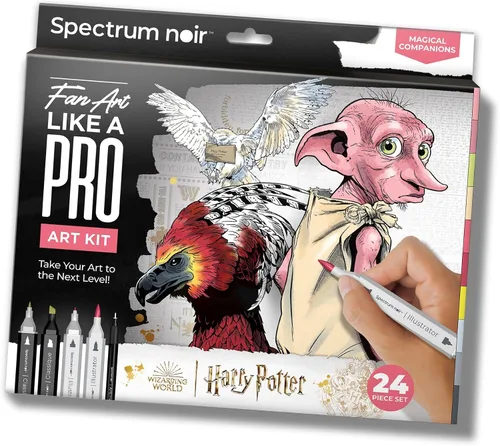 Vista 6 de Spectrum Noir Pro Fan Art Set - 24 piezas - Criaturas mágicas