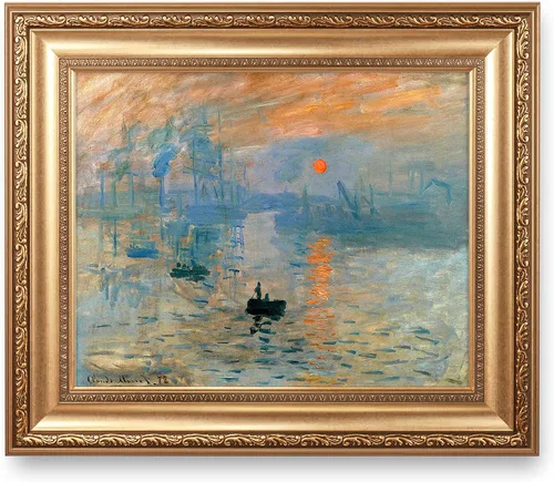 Vista 291 de A&T ARTWORK Antibes Seen from The Salis Gardens de Claude Monet Las Obras de Arte Clásico Mundial Reproducciones, Impresiones de Arte en Lienzo