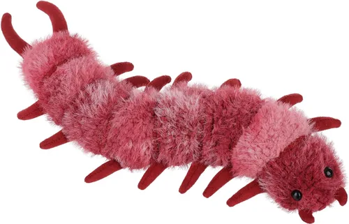 Vista 12 de Albaricoque Cordero Juguetes Insecto Felpa Ciempiés Diablo Suave Peluche 14" Negro