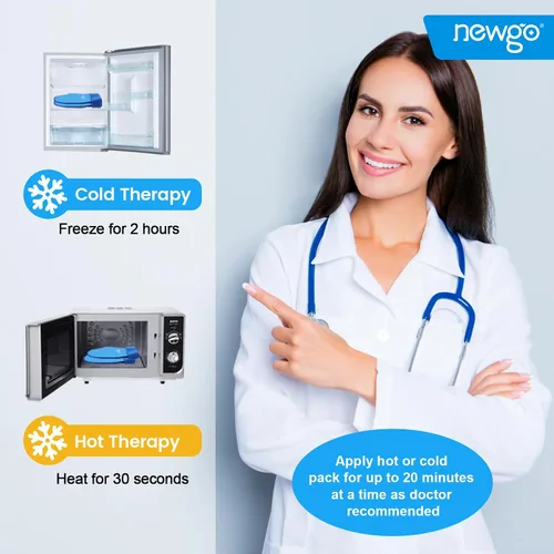 Vista 8 de NEWGO Paquete de 2 guantes de hielo de mano para aliviar el dolor, paquete de 2 guantes fríos para neuropatía de quimioterapia, guantes de hielo