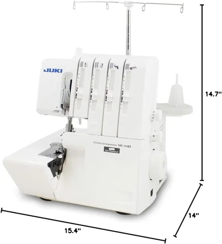 Vista 8 de Juki MO-114D 2/3/4 hilo overlock máquina de coser