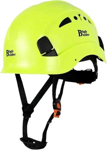 Vista 12 de SAFEBUILDER Casco de seguridad industrial con visera Casco duro ABS con visera Ventilación ajustable Casco de construcción Protección para la cabeza