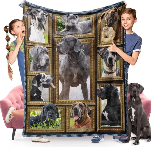 Vista 22 de Manta de perro Cocker Spaniel para niños, bonita manta de franela suave y acogedora para niñas y niños, mantas para bebés y niños pequeños