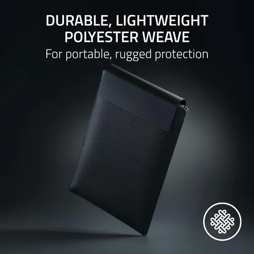 Vista 4 de Razer Funda protectora acolchada para laptop de 16", color negro