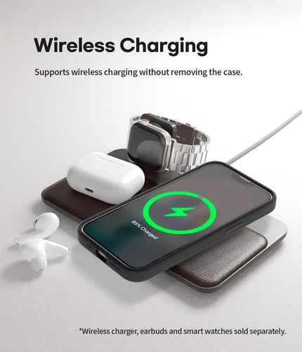 Vista 3 de GOOSPERY Funda de silicona líquida compatible con iPhone 13 Pro, suave al tacto, protección de cuerpo completo, a prueba de golpes, con forro