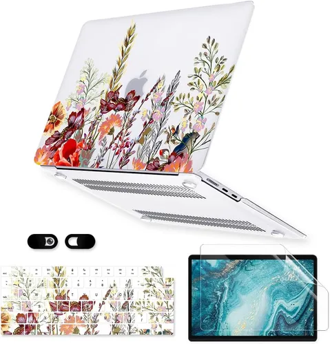 Vista 15 de Funda para MacBook Air de 13 pulgadas para laptop M5 M4 M3 M2 A3449 A3240 A3113 A2681 2026-2022 versión con Touch ID, carcasa rígida de plástico 5 Z