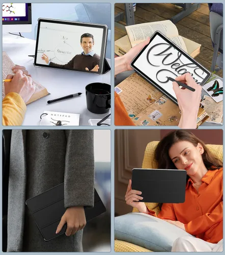 Vista 8 de MoKo Funda compatible con tablet Amazon Kindle Fire Max 11 (13ª generación, versión 2023) de 11 pulgadas, funda delgada de piel sintética