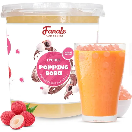 Vista 11 de Popping Bursting Boba Juice Ball - Blue Bubble Gum Flavor FPB026