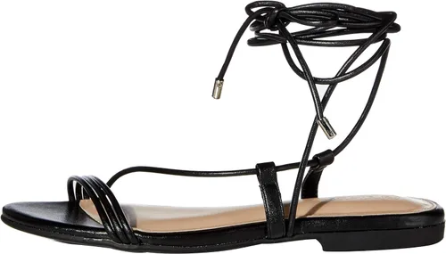 Vista 9 de The Drop Sandalias planas Samantha con cordones para mujer