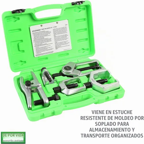 Vista 2 de OEMTOOLS 26554 Kit de servicio frontal, extractor de brazo Pitman y separador de rótulas, herramienta de extracción de barra de acoplamiento