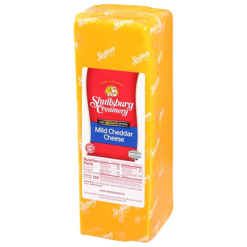 Vista 5 de Shullsburg Creamery - Queso Cheddar suave - Pan de 5 libras