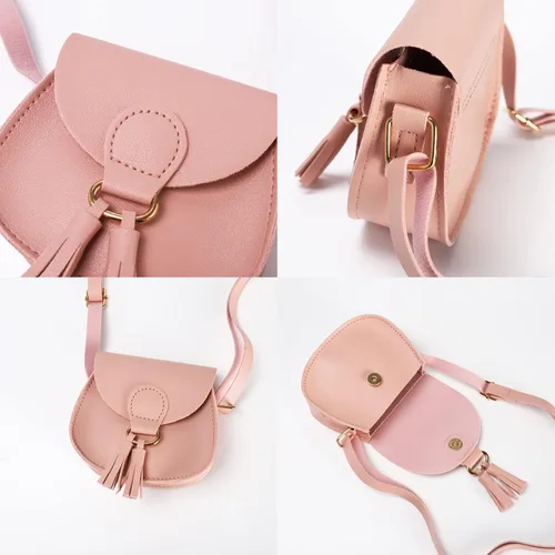 Vista 3 de SOTOGO Monederos de 3 piezas para niñas pequeñas, bolsos cruzados, bolsos de princesa, bolsos para niñas pequeñas, bolsas de hombro para niños