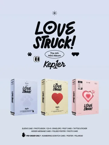 Vista 2 de KEP1ER LOVESTRUCK! The 4th Mini Album LOVE STRIKE Ver. K-POP SEALED