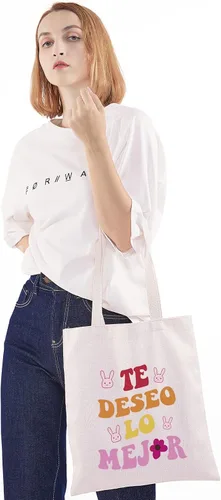 Vista 4 de WZMPA Bolsa de maquillaje para cosméticos de música latina, regalo inspirado en la música, bolsa de maquillaje con cremallera para amigos
