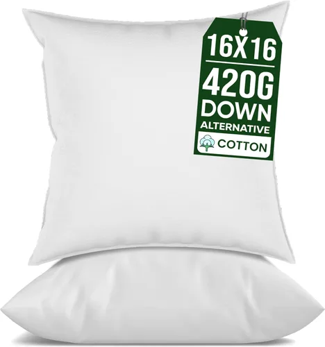 Vista 13 de raajsee Juego de 2 rellenos de almohada de 12 x 20 pulgadas, almohadas alternativas suaves y esponjosas para sofá, formas de almohada de 12 x 20