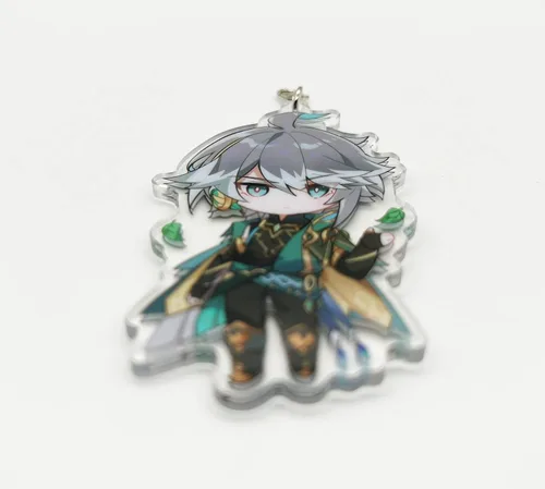 Vista 123 de YJacuing Genshin Impact - Figura de llavero de acrílico