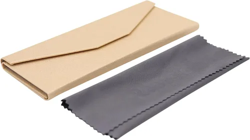 Vista 69 de Real Sic Funda para lentes de sol para hombres y mujeres, soporte magnético plegable para lentes de sol, inspirado en el color sólido