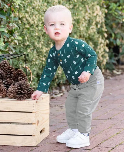 Vista 2 de RUGGEDBUTTS Pantalones deportivos con cordón para bebés y niños pequeños