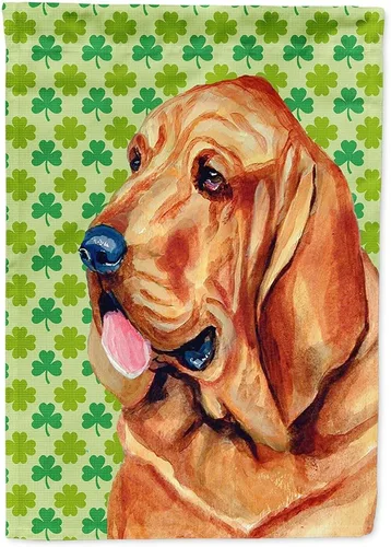 Vista 15 de Caroline's Treasures SS4442GF Affenpinscher Bandera de jardín con retrato de trébol del día de San Patricio para buzón, bandera decorativa