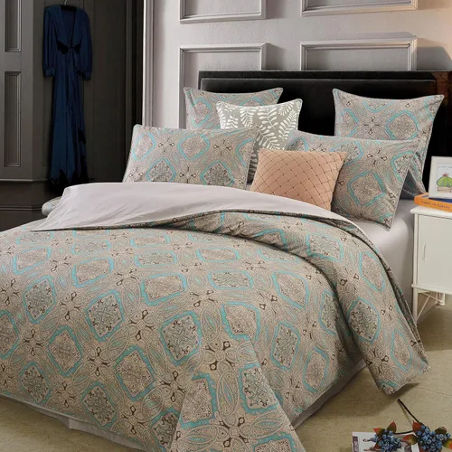 Vista 65 de ABREEZE Juego de funda de edredón tamaño individual con cierre de botón, 100% algodón egipcio, juego de ropa de cama floral de granja, color rosa, 3