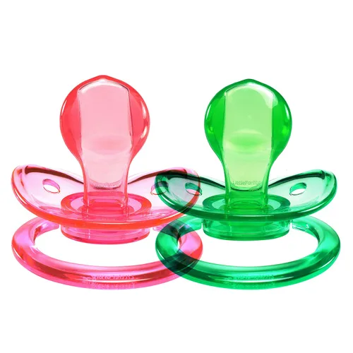 Vista 10 de LittleForBig BigShield - Juego de chupetes brillantes para adultos, color azul y morado Azul y púrpura