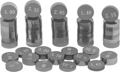 Vista 5 de AHL kit de cuñas de válvula ajustable de 9,48mm O.D. 1,20 mm-4,00 mm de grosor para Honda CRF450R CRF450 R.