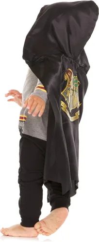 Vista 3 de Harry Potter Disfraz de bebé niño con capa extraíble con capucha, regalos para niños - Bebé