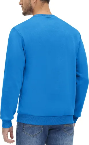 Vista 35 de MAGCOMSEN Sudadera de cuello redondo para hombre de manga larga casual cálida de forro polar
