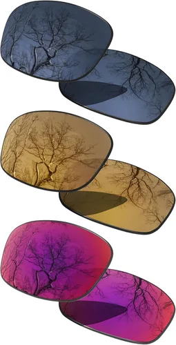 Vista 26 de Set of 3 Replacement Lenses for Oakley Fives Squared OO9238 Pack