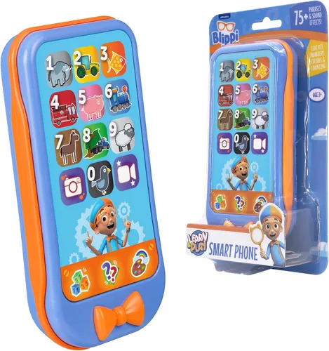 Vista 7 de Blippi Toy Phone for Toddler with Preschool Learning Games, Blippi Toys