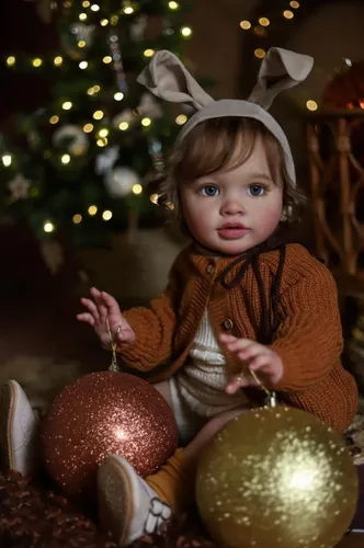 Vista 3 de Angelbaby Muñecas Reborn de aspecto real de 26 pulgadas, muñeca de bebé realista de silicona suave con peso para niña recién nacida, adorable niña