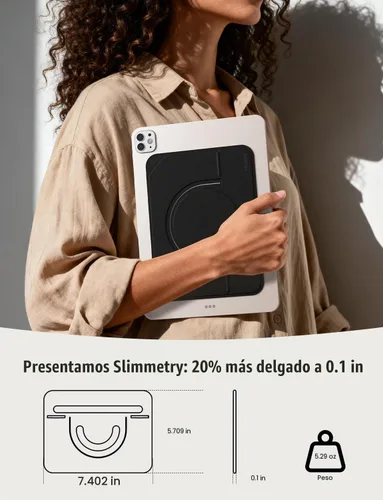 Vista 2 de Nillkin Soporte magnético delgado para tabletas 10.4-13'', soporte Negro