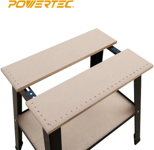 Vista 3 de POWERTEC Paquete de soporte de herramientas universal con base móvil WEN para herramientas de carpintería