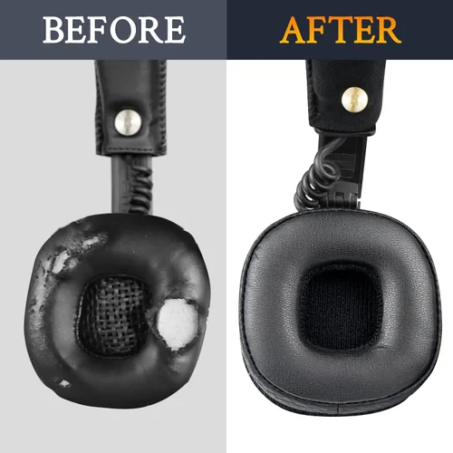Vista 7 de SOULWIT Almohadillas de repuesto para auriculares Marshall MID ANC Active Noise Cancelling On-Ear Wireless Bluetooth Headphone, almohadillas